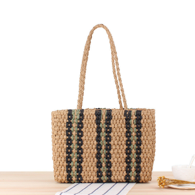 shoulder Straw Bag