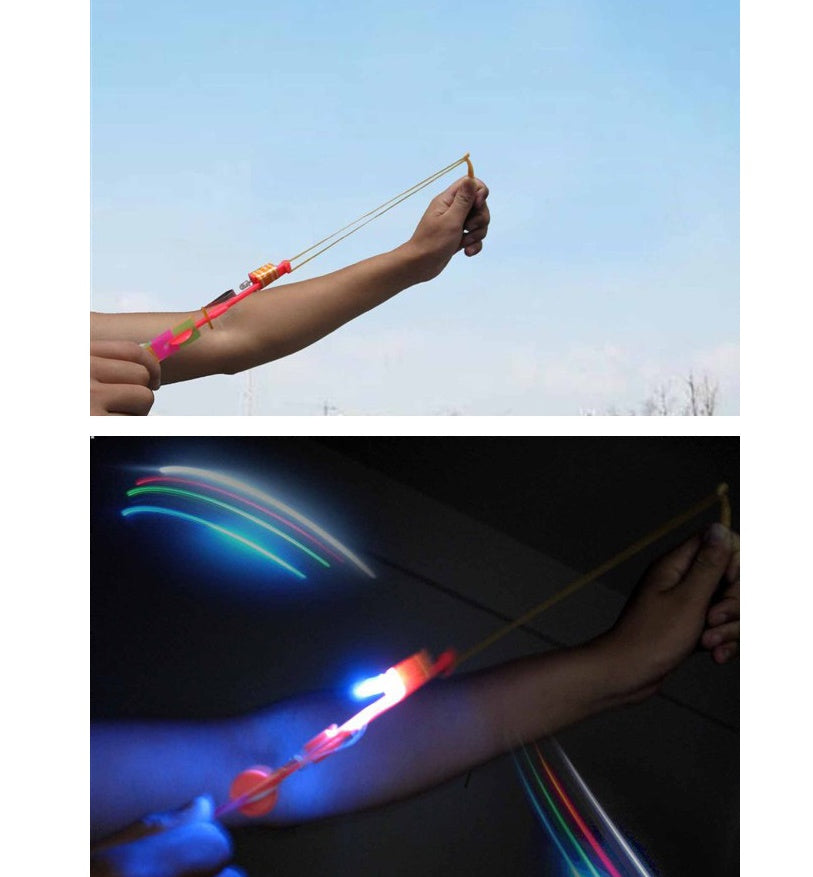 Flying Glowing Arrows