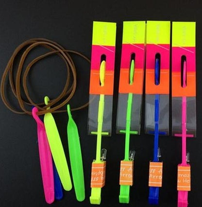 Flying Glowing Arrows