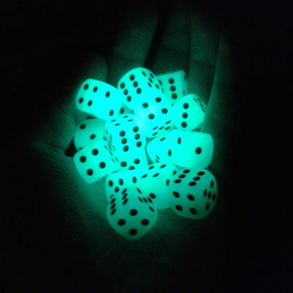 Glowing Dice Cubes