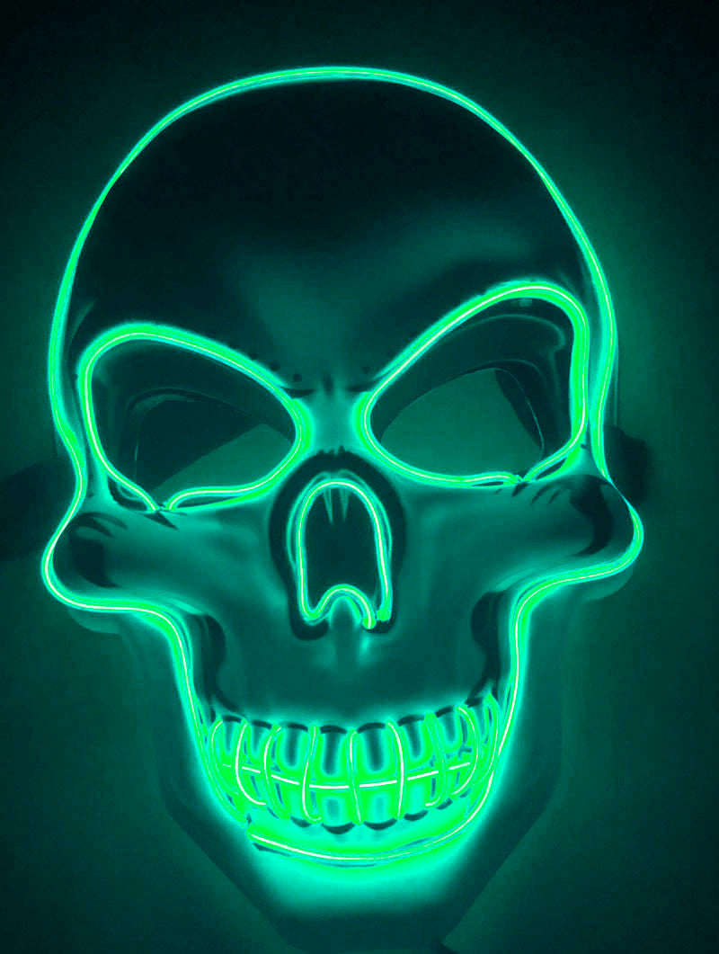 Skeleton LED Mask