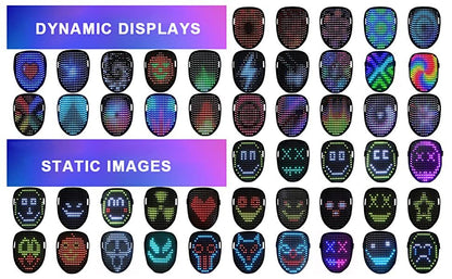 50 Pattern Led Mask