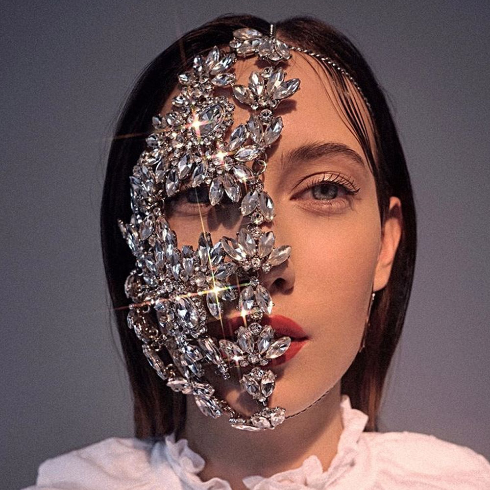 Rhinestone Mask
