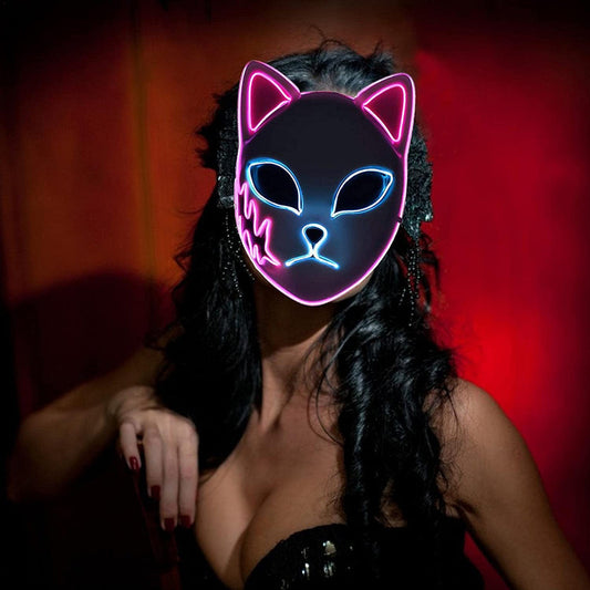 LED cat mask & Oversized Sweatshirt
